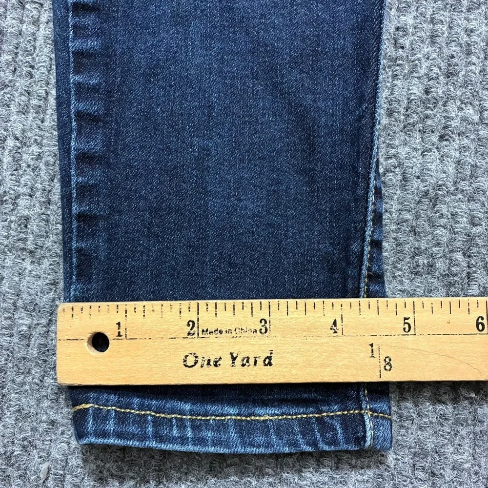 Papaya Womens Skinny Jeans Size 5 Sailor Button Fly Dark Wash Mid‎ Rise